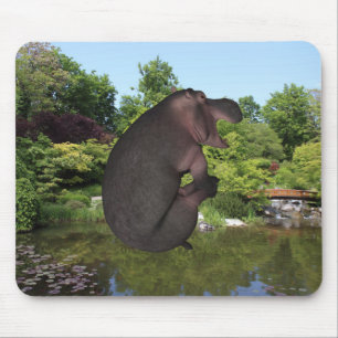 Cannonball Hippo Mouse Mat