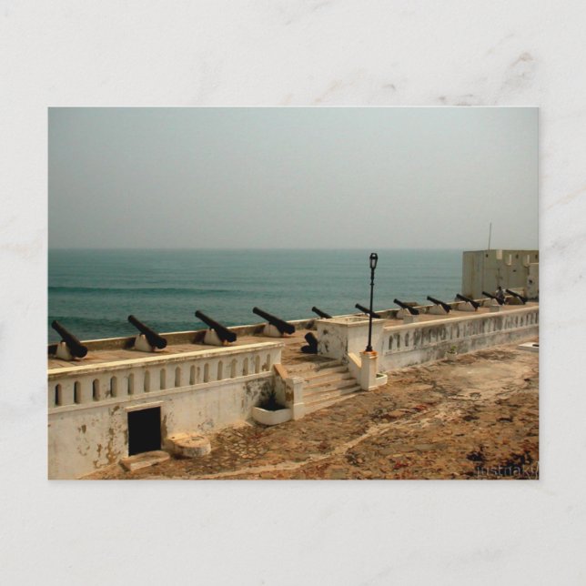 cannons and ocean postcard (Front)