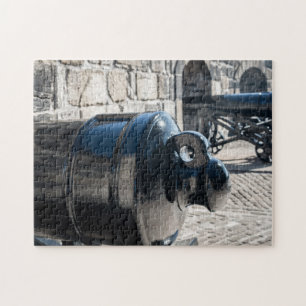 Cannons Edinburgh Castle. Jigsaw Puzzle