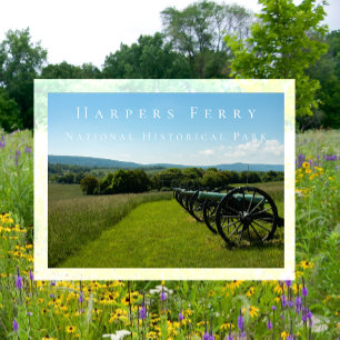 Cannons, Harpers Ferry National Historical Park Postcard