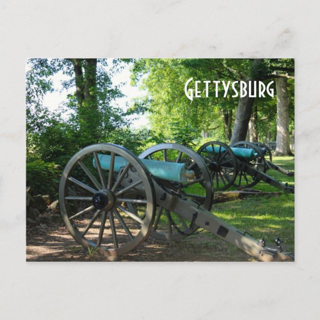 Cannons of Gettysburg National Military Park Postcard (Front)