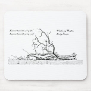 Cannot Live Without My Soul Wuthering Heights Mouse Mat