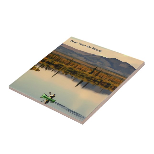 Canoe Alaska Tile (Side)