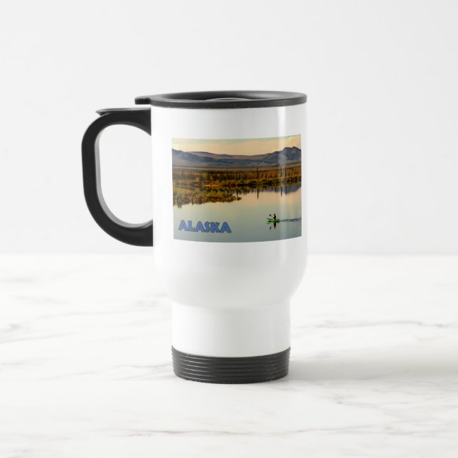 Canoe Alaska Travel Mug (Left)