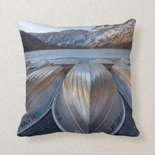 Canoe At The Lake Cushion