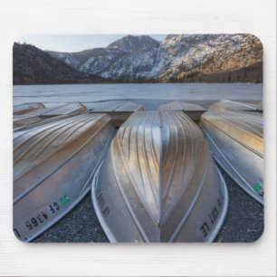 Canoe At The Lake Mouse Mat