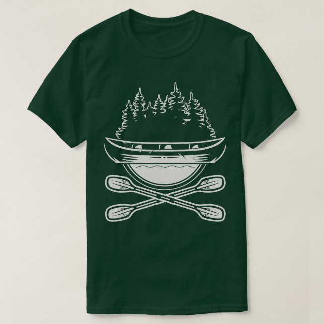 Canoe Canoeing Canoeist  T-Shirt (Design Front)