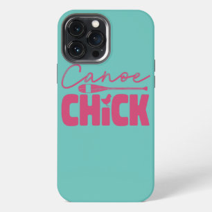 Canoe Canoeing Girl Chicken Canoe Chick iPhone 13 Pro Max Case