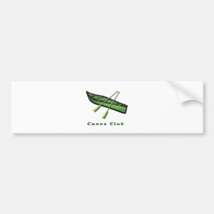 Canoe Club Design Bumper Sticker