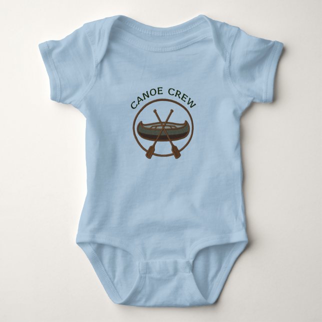 Canoe Crew Canoeing Logo Baby Bodysuit (Front)