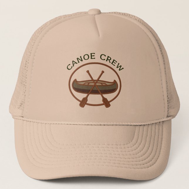 Canoe Crew Canoeing Trucker Hat (Front)