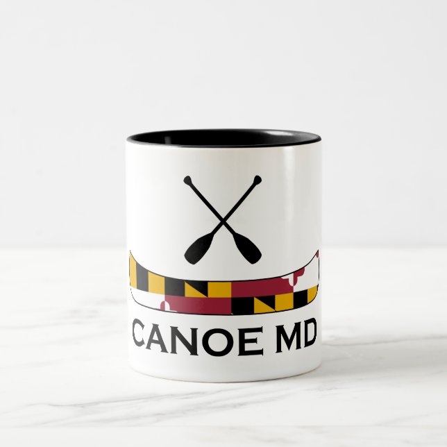 Canoe Maryland Two-Tone Coffee Mug (Center)