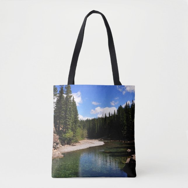 Canoe Meadows Kananaskis Canada Tote Bag (Front)