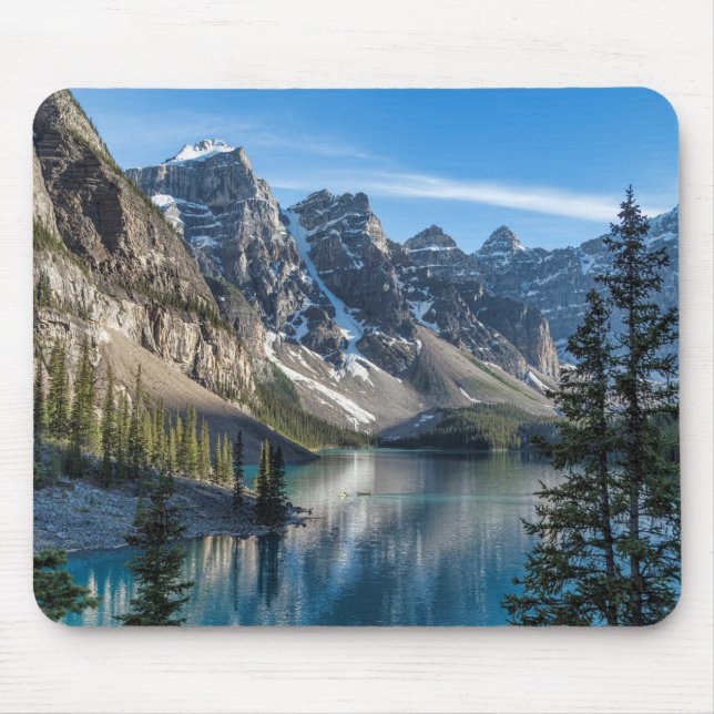 Canoe on Moraine Lake Mouse Mat (Front)