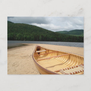 Canoe on the Beach Postcard