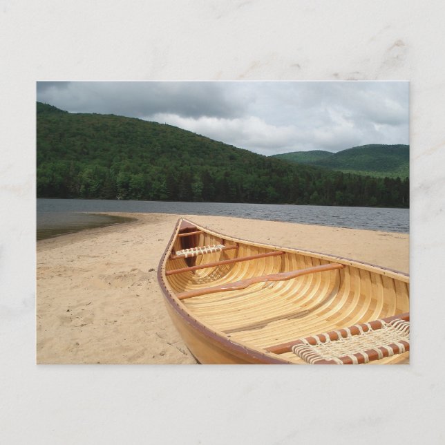 Canoe on the Beach Postcard (Front)