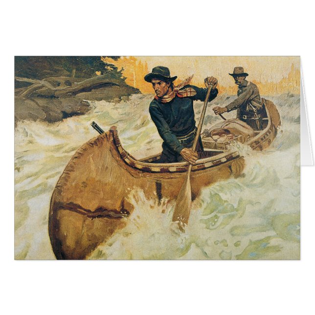 Canoe on the Rapids (Front Horizontal)