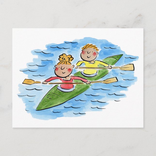 Canoe Postcard (Front)