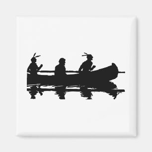 Canoe Silhouette Magnet