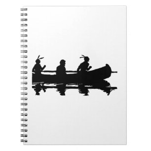 Canoe Silhouette Notebook
