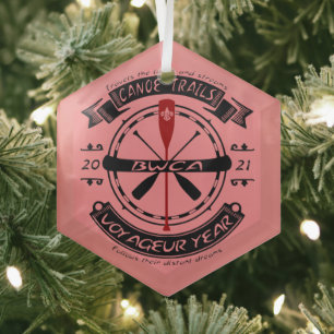Canoe Trails Hex Ornament 2021