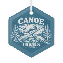 Canoe Trails Hex Ornament 2026