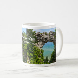 Canoeing At Arch Rock Coffee Mug