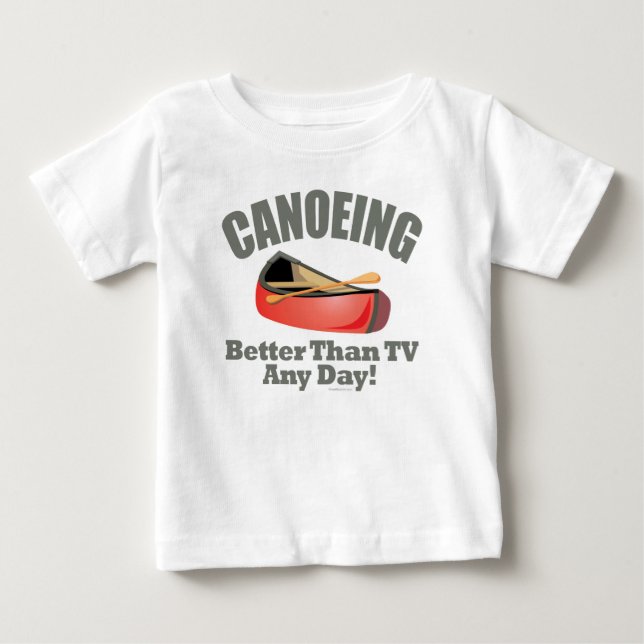 Canoeing Baby T-Shirt (Front)