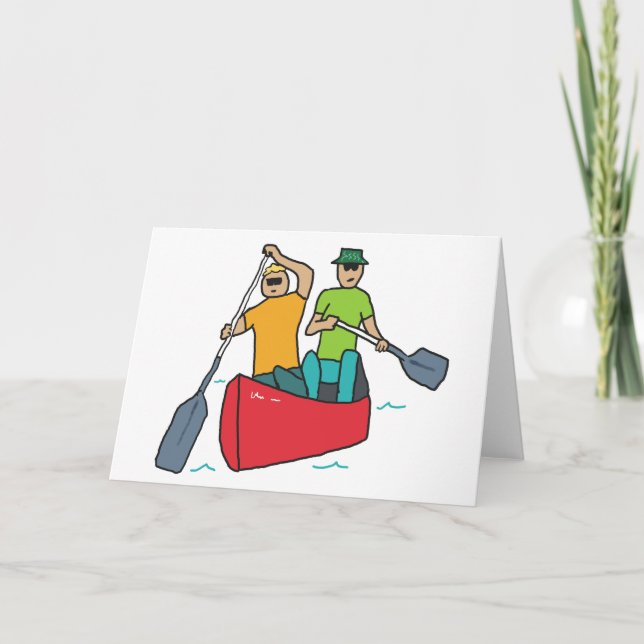 Canoeing Card (Front)