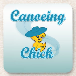 Canoeing Chick #3 Coaster