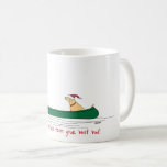 Canoeing Christmas Pup Coffee Mug<br><div class="desc">Mans best friend!</div>