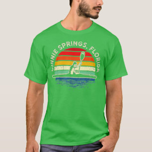 Canoeing Ginnie Springs Florida River Canoe Lover T-Shirt