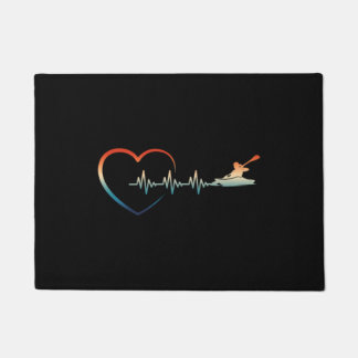 Canoeing Heartbeat Kayaking Doormat