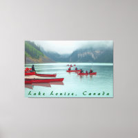 Canoeing in Lake Louise