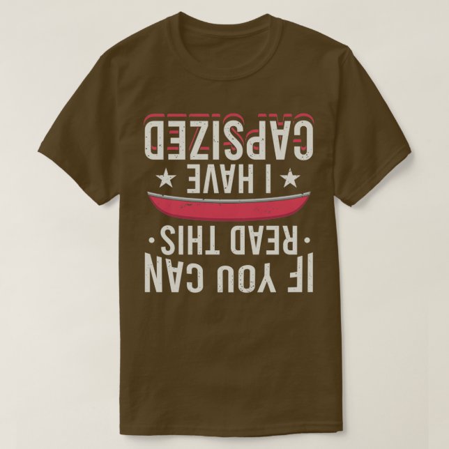 Canoeing Ix27ve Capsized 2 T-Shirt (Design Front)