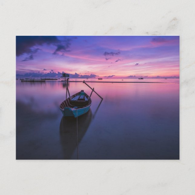 Canoeing Kayaking Sailing Fishing - is Life Postcard (Front)