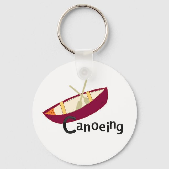Canoeing Key Ring (Front)