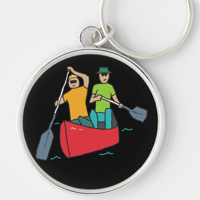 Canoeing Key Ring (Front)