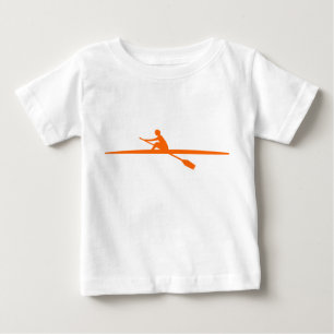 Canoeing - Orange Baby T-Shirt