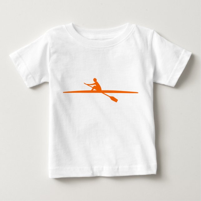 Canoeing - Orange Baby T-Shirt (Front)