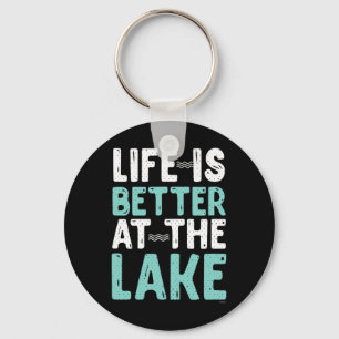 Canoeing Rafting Life Is Better At The Lake Nature Key Ring