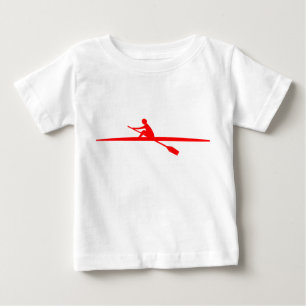 Canoeing - Red Baby T-Shirt