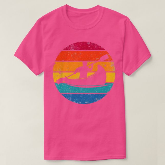 Canoeing retro Design T-Shirt (Design Front)