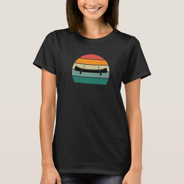 Canoeist canoeing kayak slalom canoe paddle paddli T-Shirt (Front)