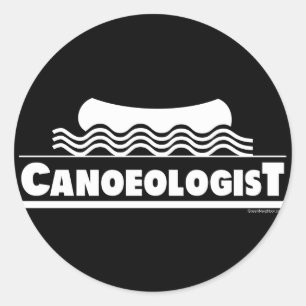 Canoeologist Classic Round Sticker