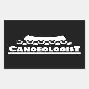 Canoeologist Rectangular Sticker
