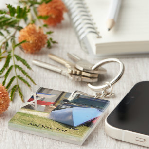 Canoes And Kayaks by Shirley Taylor Key Ring