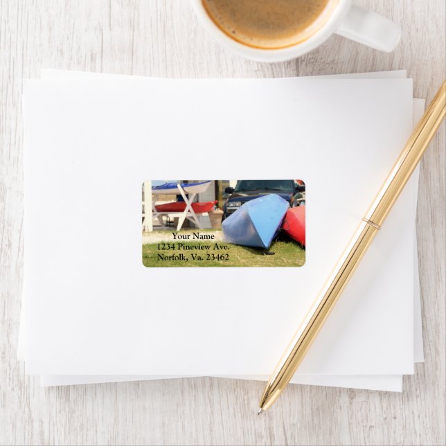 Canoes And Kayaks by Shirley Taylor Label (Insitu)