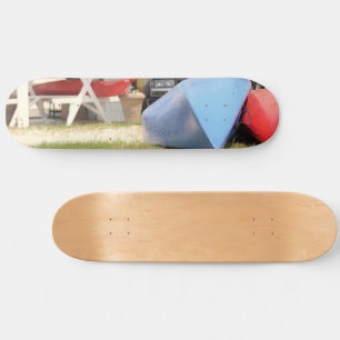 Canoes And Kayaks by Shirley Taylor Skateboard