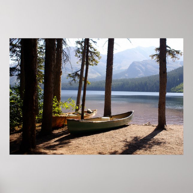 Canoes At The Ready Poster (Front)